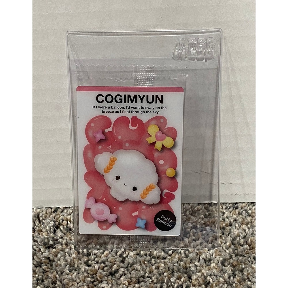 Sanrio Trading Card Unisex Cogimyun Puffy Balloon Pink OS NEW